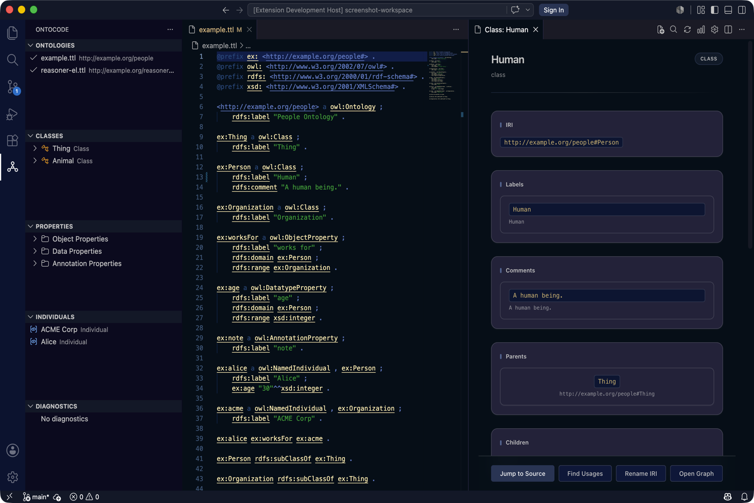Explorer and Entity Inspector